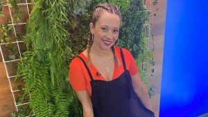 La importante decisión de Ingrid Parra a un mes de convertirse en madre: volvió al trabajo