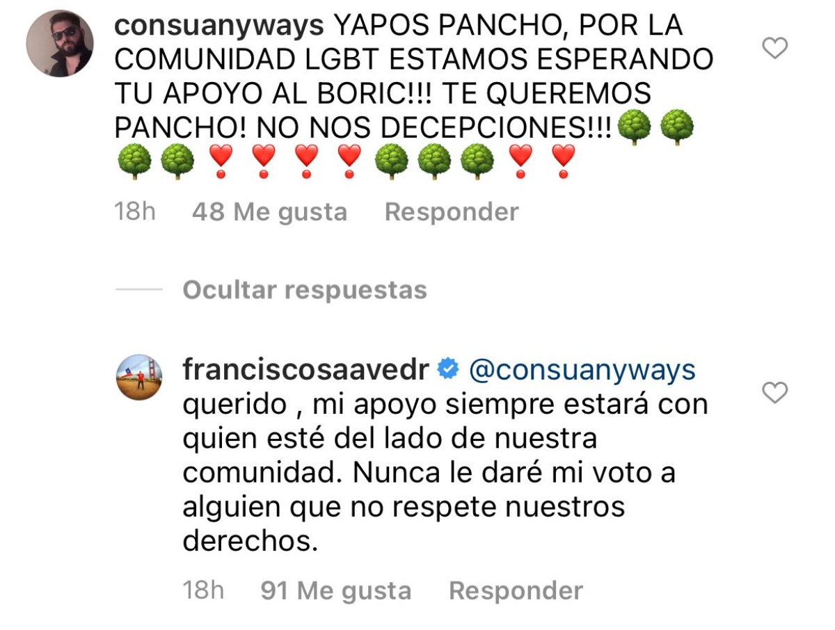 Pancho Saavedra Instagram