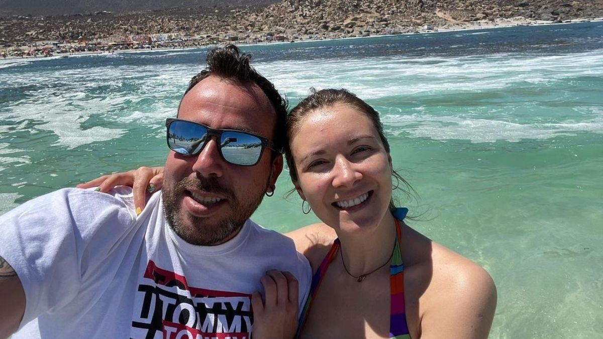 Carla Jara y Francisco Kaminski celebran a su hijo en su cumpleaños