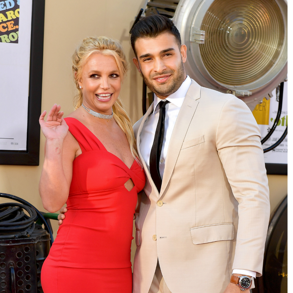 Britney y Sam Asghari. 