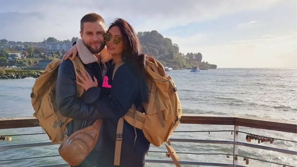 Jean Philippe y Pamela Díaz