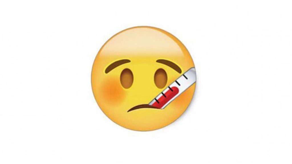 Emoji De WhatsApp Con Termómetro