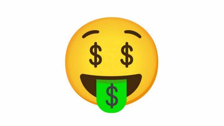 Emoji De WhatsApp Lengua De Dinero