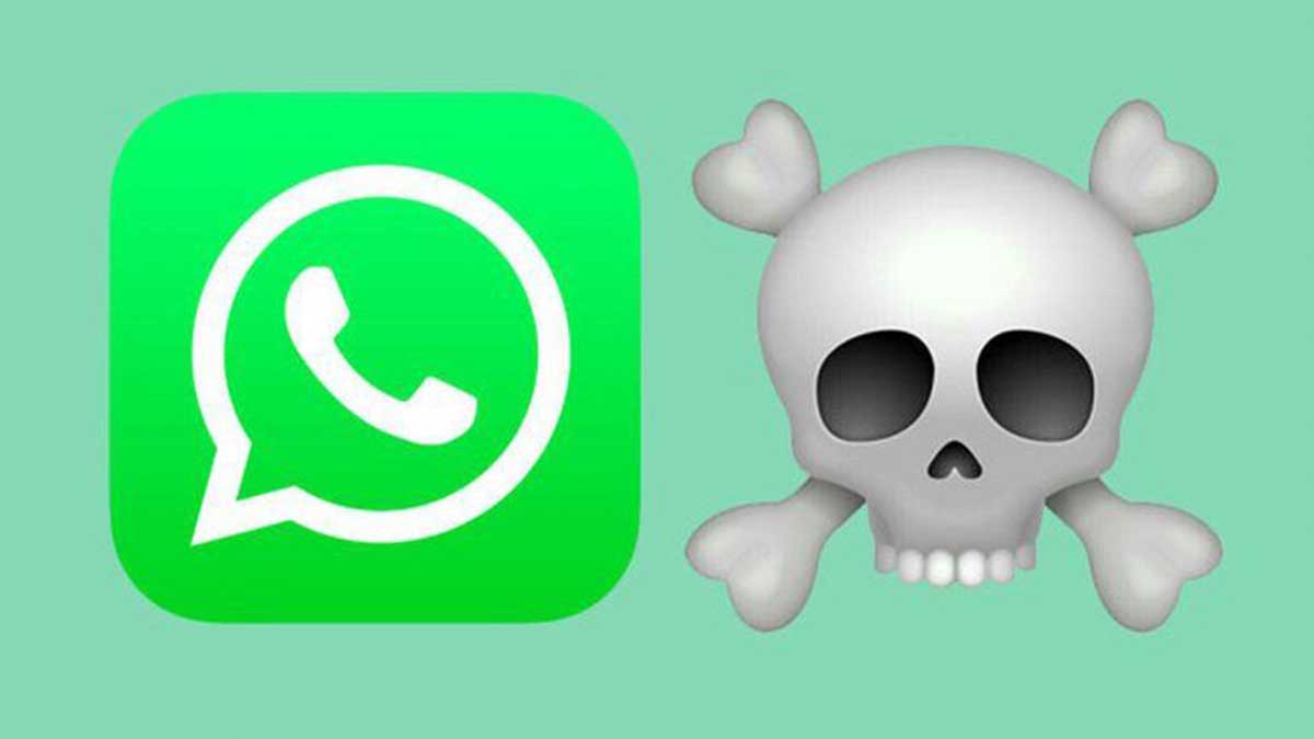 Emoji de calavera con huesos cruzados en WhatsApp tiene un tenebroso significado