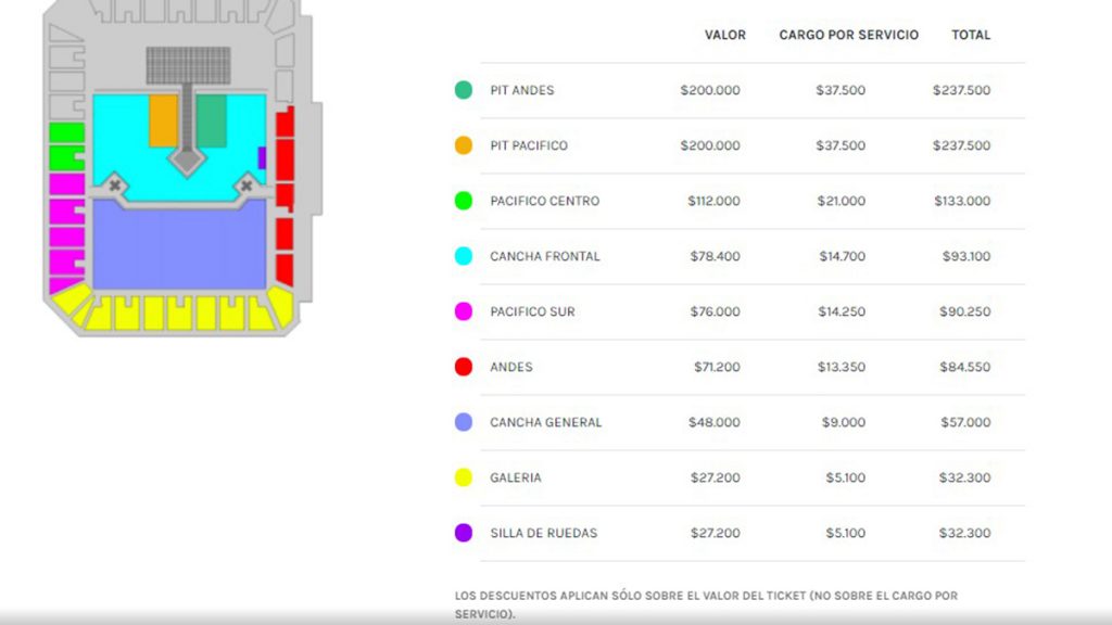 Entradas Para Dua Lipa En Chile