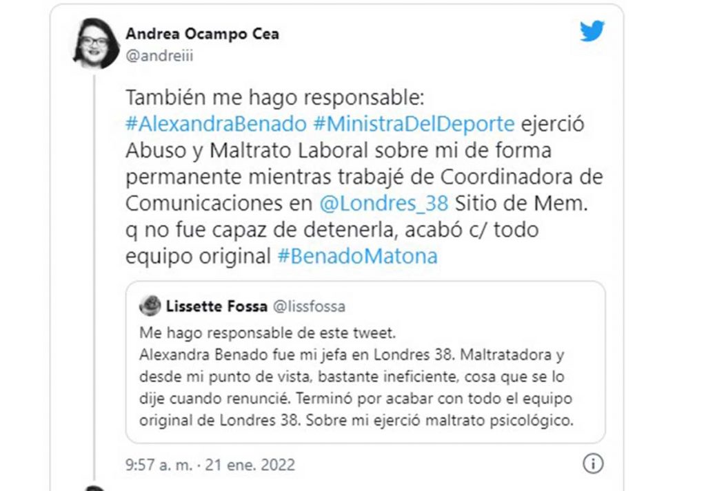 Acusación De Andrea Ocampo