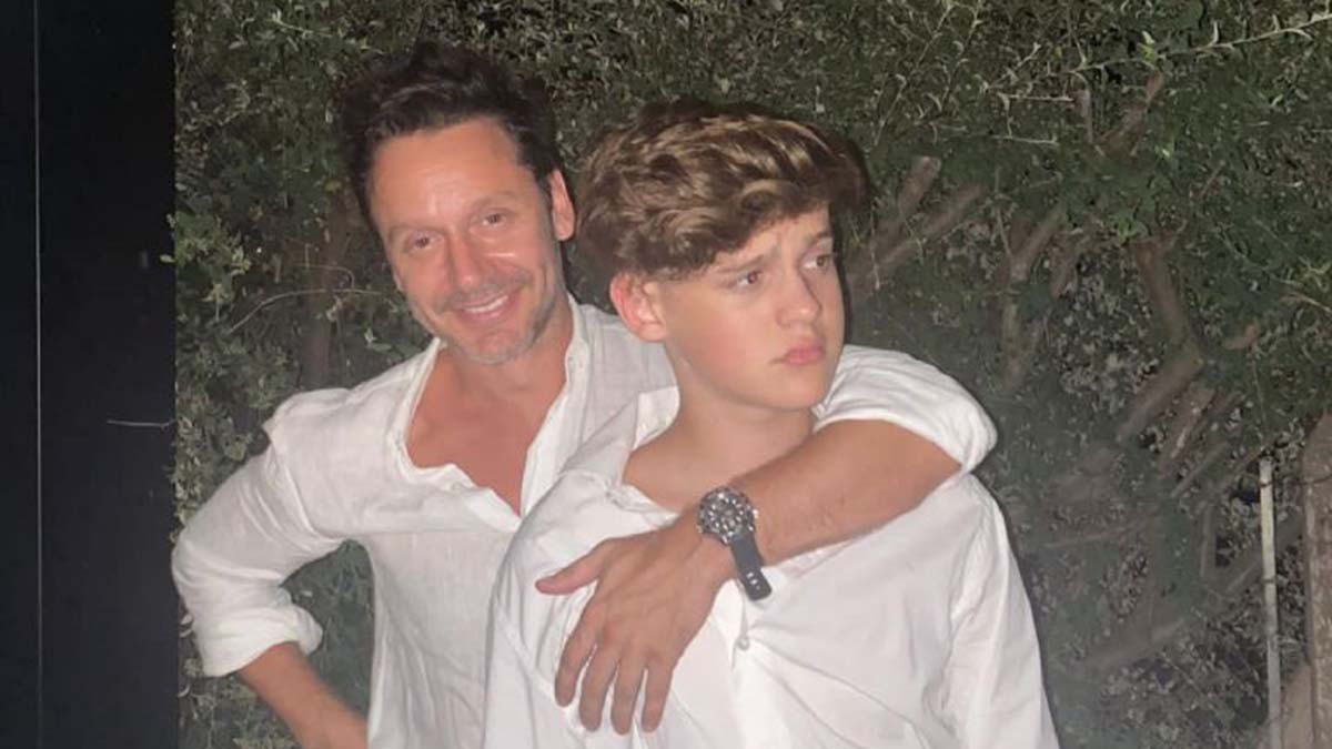 Bautista, el hijo mayor de Benjamín Vicuña, debutó como modelo