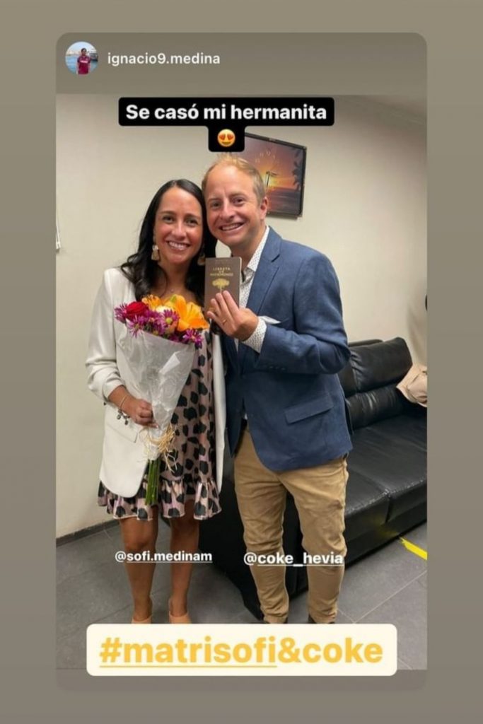 Coke Hevia Sofía Medina Matrimonio