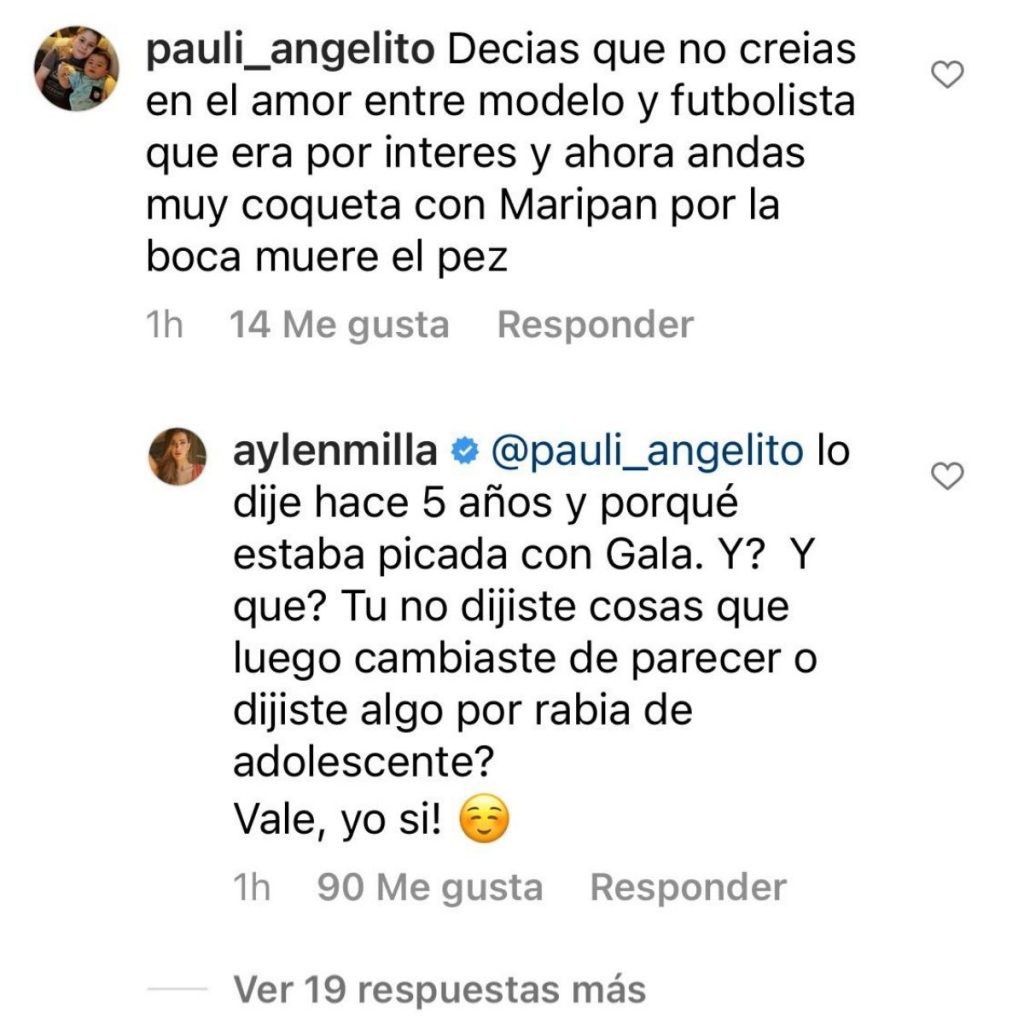 Respuesta Aylén Milla