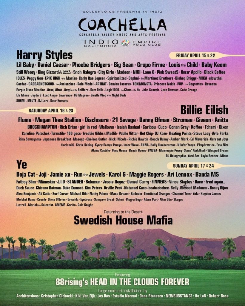 Coachella Lineup 2022