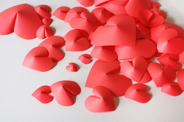 Corazones De Papel San Valentín Ideas Regalo