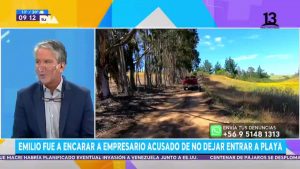 Emilio Sutherland enfrenta a empresario que prohibió la entrada a una playa en Pichilemu