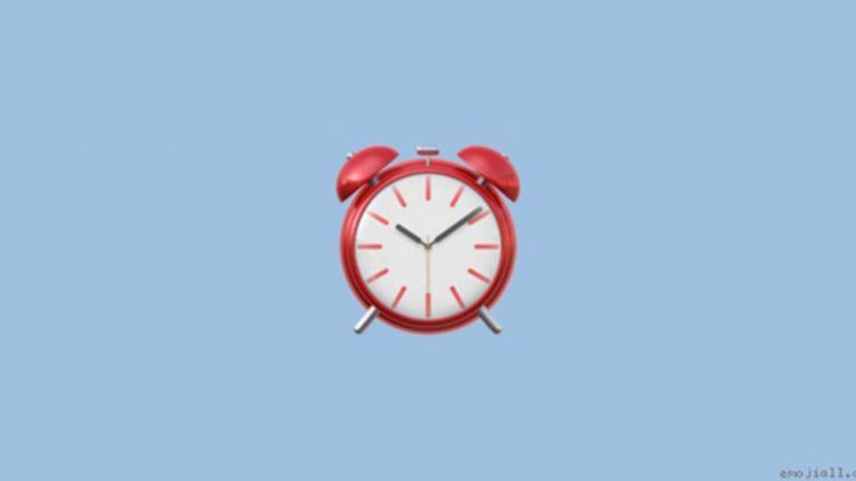 Emoji De Whatsapp Reloj Depertador