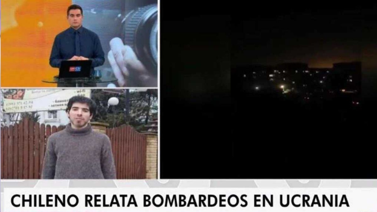 «Mi esposa me está reclamando»: Chileno en Kiev protagoniza incómoda situación al no poder terminar su despacho