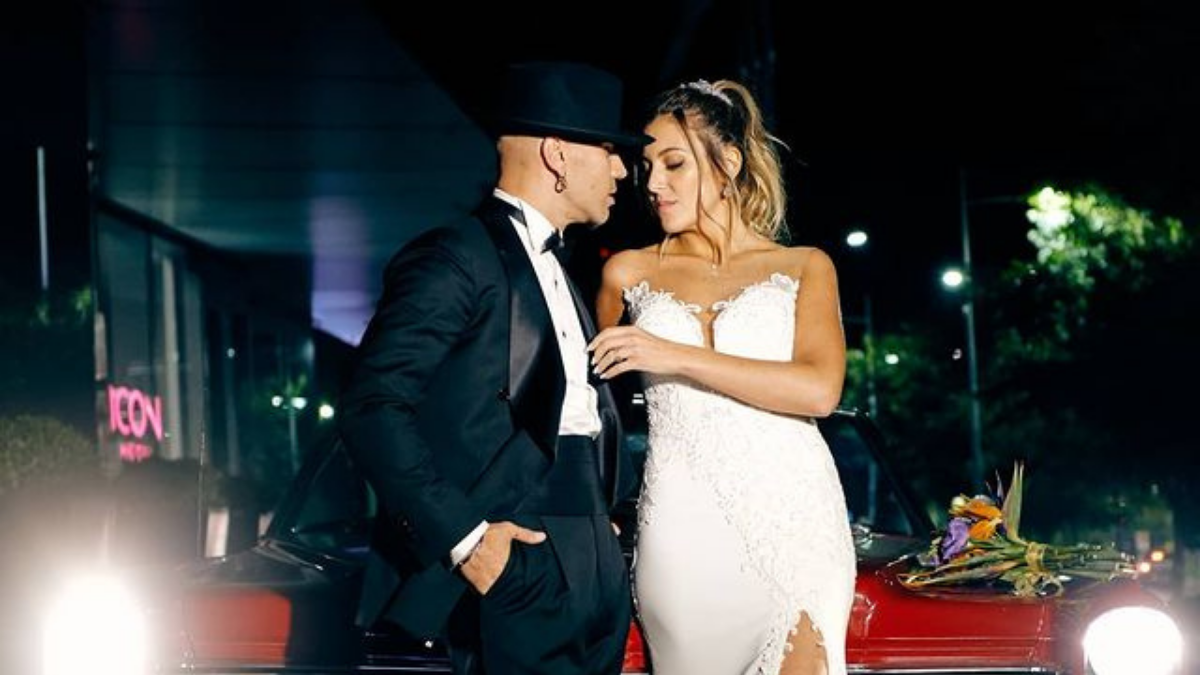 Gabriel Peralta y Michele Jankelevich celebraron los tres meses de su hija Giselle