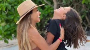 Los hijos de Arturo Vidal posaron en México con Marité Matus