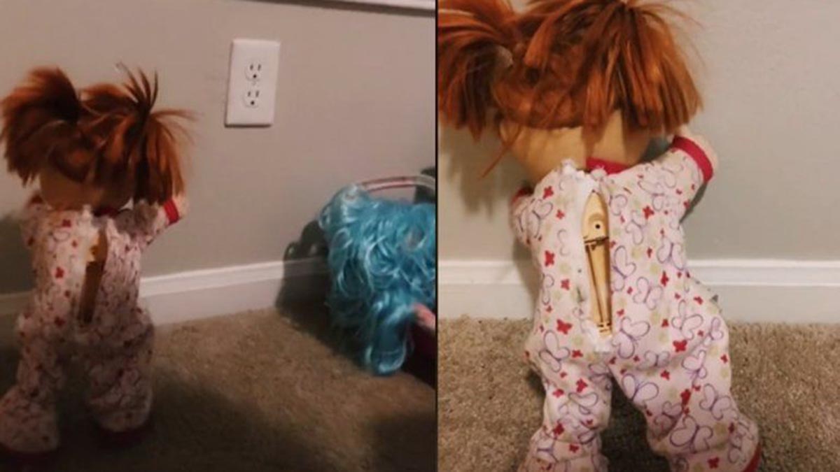Usuario de TikTok grabó a una muñeca en movimiento y sin baterías