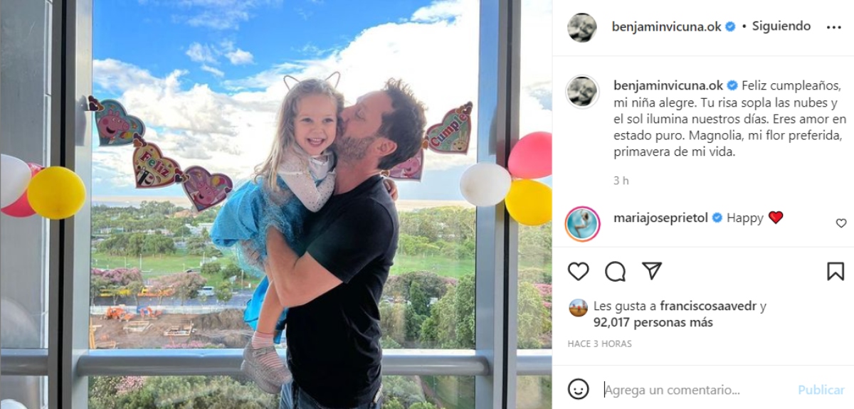 Benjamín Vicuña Instagram