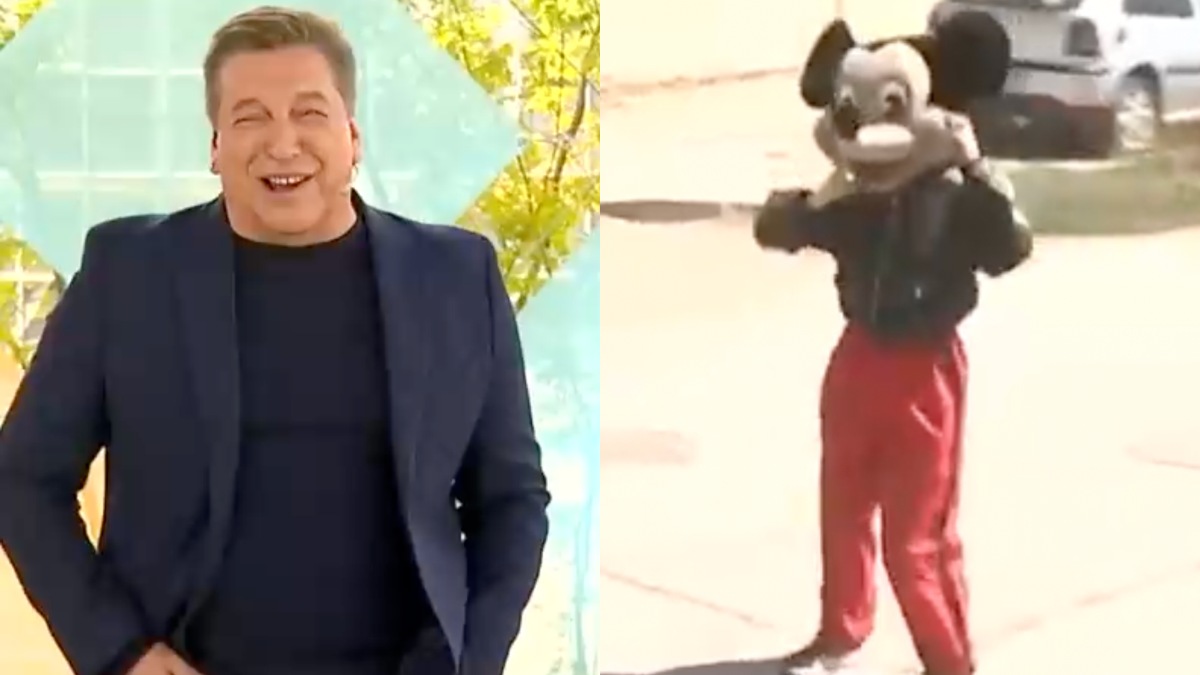 Tiembla Disney World: Mickey de Los Vilos hace llorar de la risa a JC Rodríguez