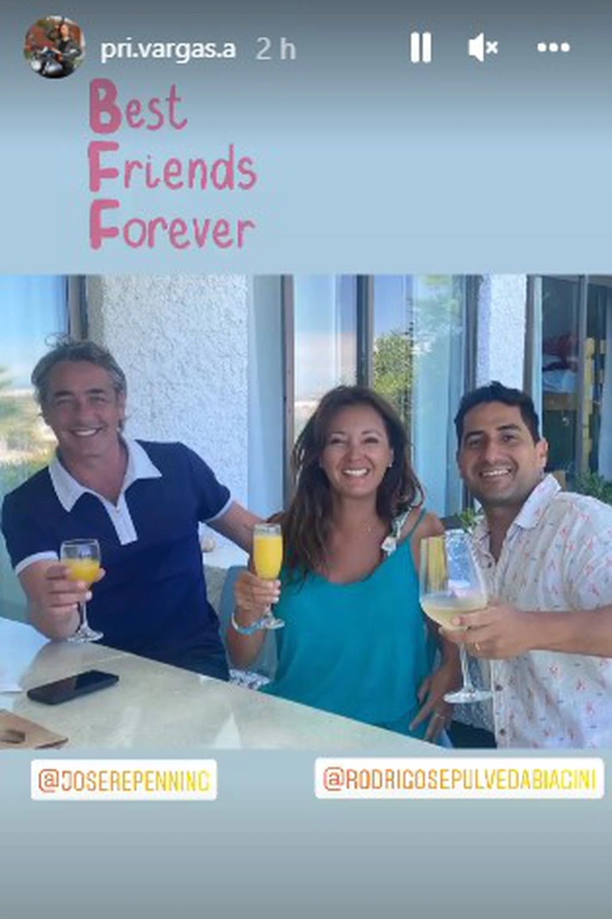 Priscilla Vargas Historia Instagram