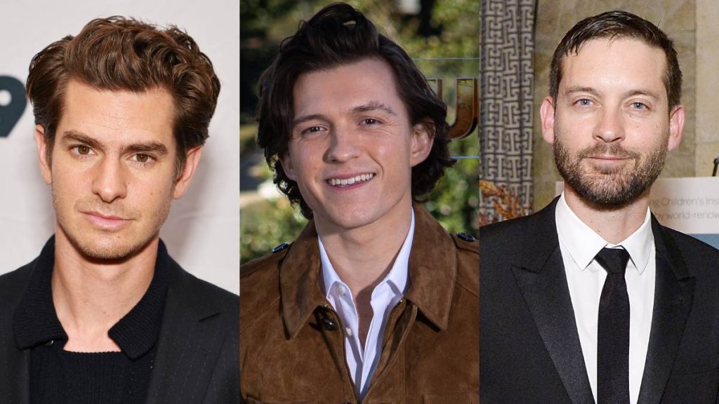 Tobey Maguire Andrew Garfield Tom Holland