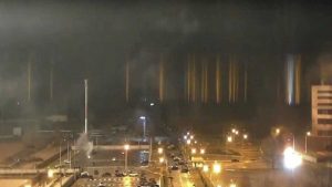 Video: así fue el ataque a la central nuclear más grande de Europa