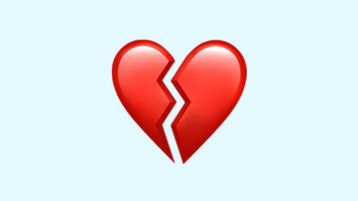 ¿Cuándo usar el emoji del corazón roto en WhatsApp?
