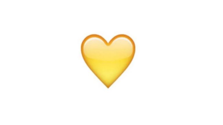 Emoji De Corazón Amarillo