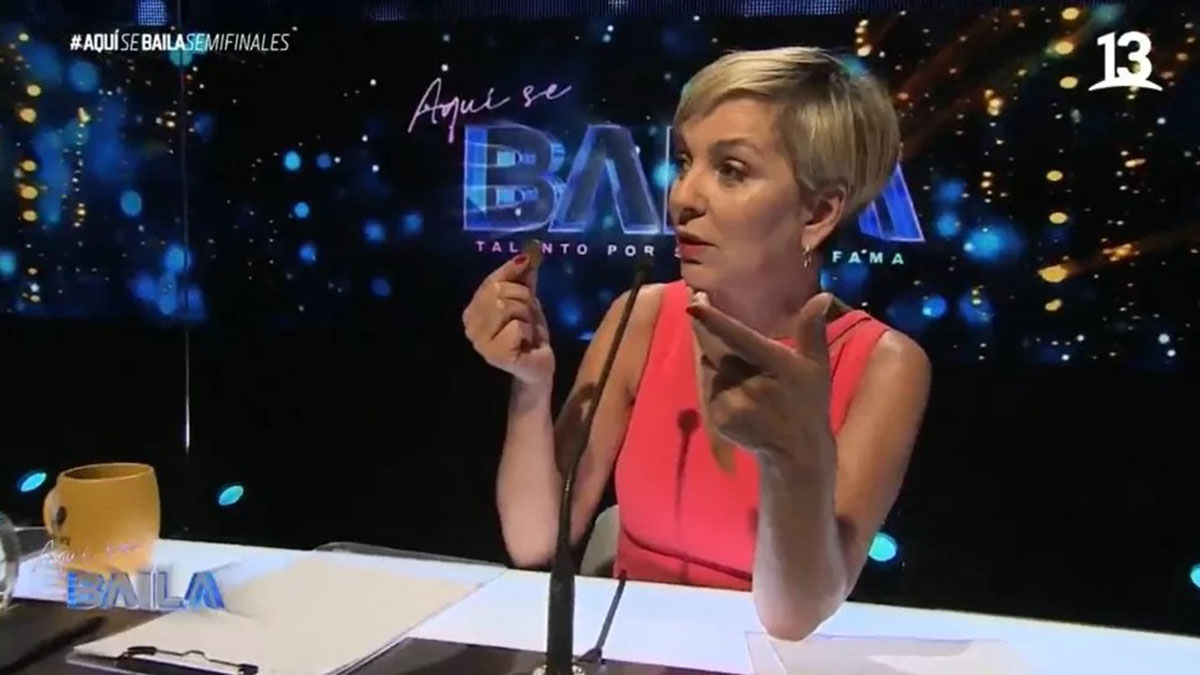 El palito que le tiró Fran García-Huidobro a Pamela Díaz en Aquí se Baila