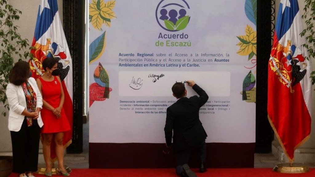 Gobierno Firma Acuerdo De Escazú