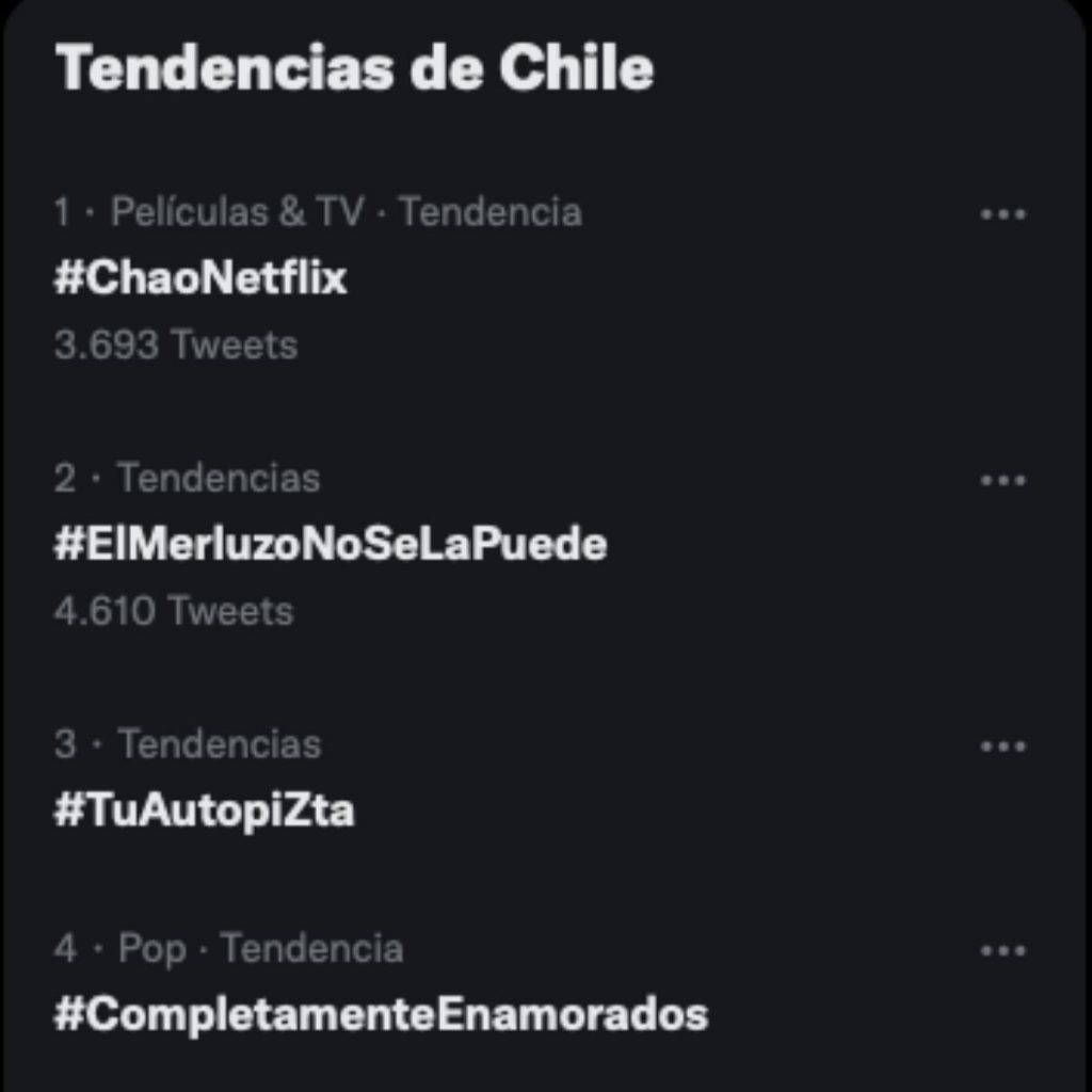 Netflix Tendencia En Chile