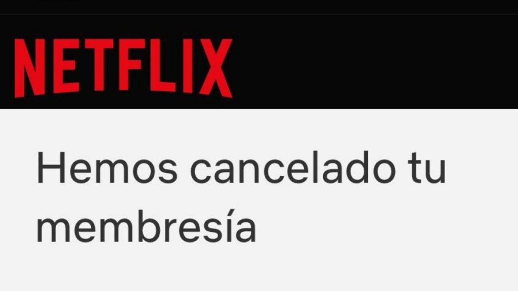 Netflix Cancelación De Membresía