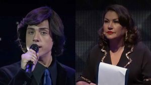 Yoan Amor sorprende a Javiera Contador en The Covers: "Es mi amor platónico"