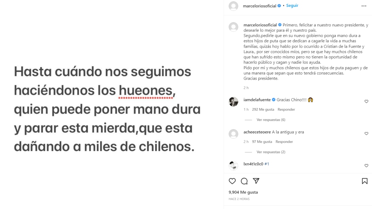 Marcelo Ríos Instagram