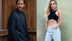 Daniela Castro sorprende al posar con Daniel Brühl: «Mañana me va a cantar las mañanitas»