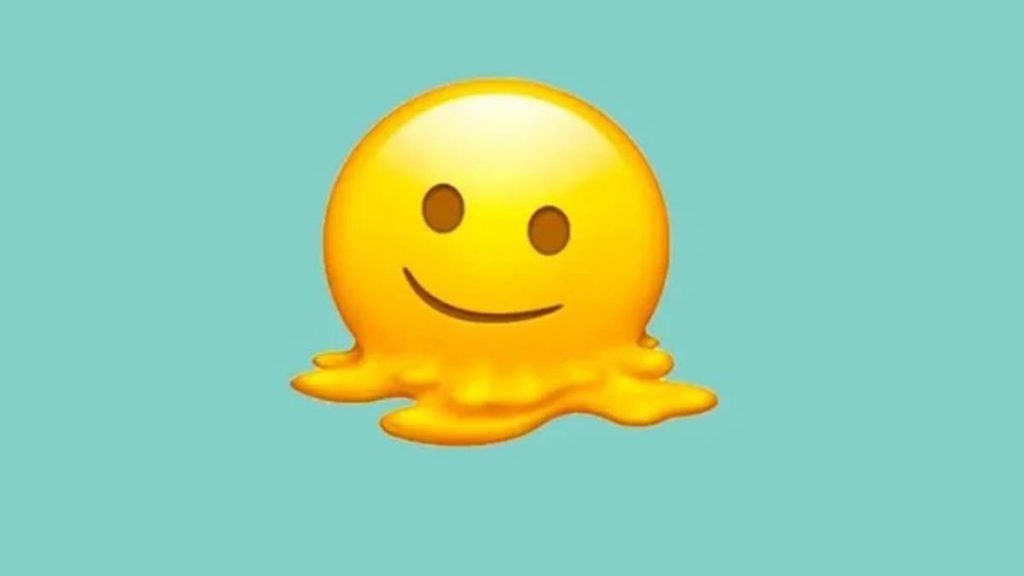Emoji Cara Derretida En WhatsApp