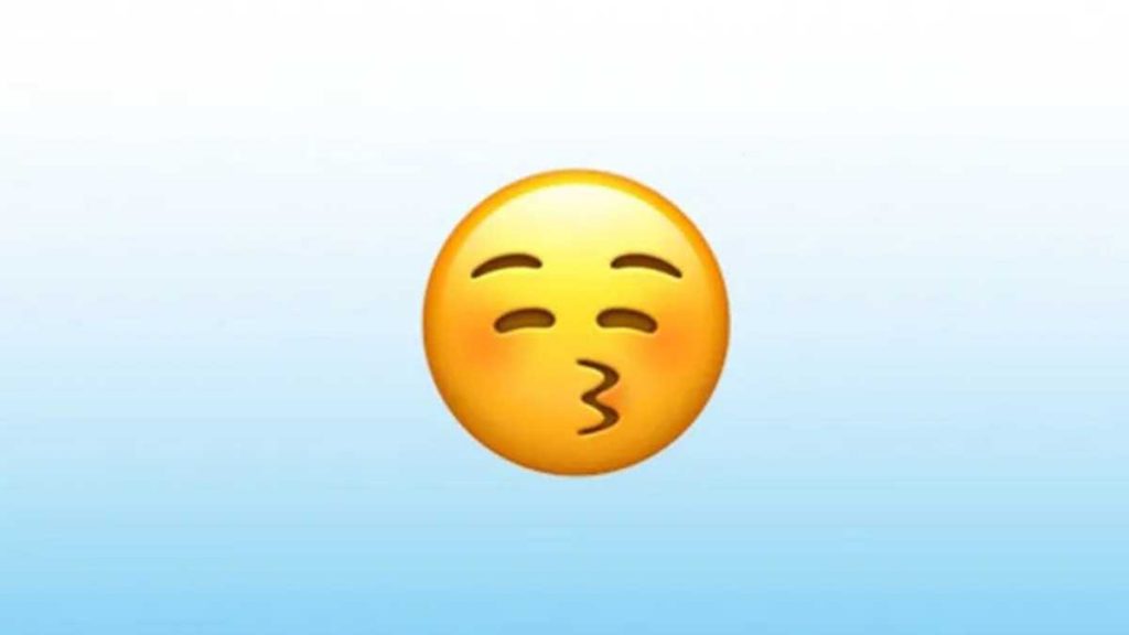 Emoji Del Beso Con Ojos Cerrados