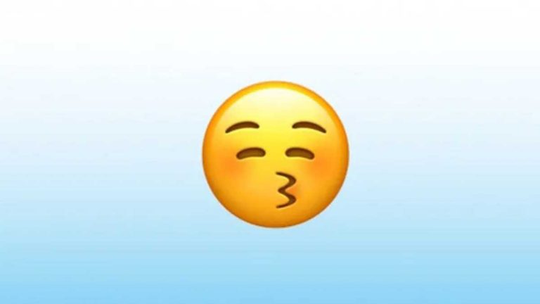 Emoji Del Beso Con Ojos Cerrados