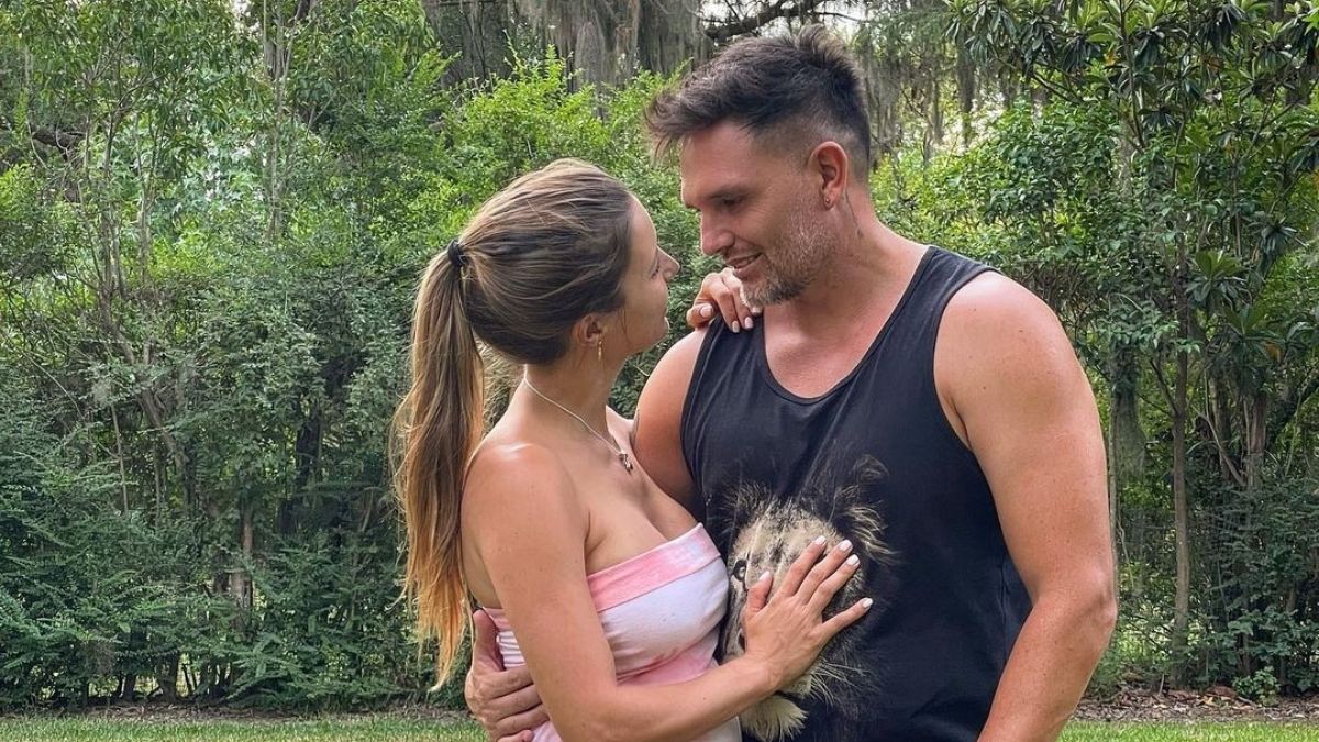 Rafael Olarra celebró los 7 meses de su hija con dulce postal