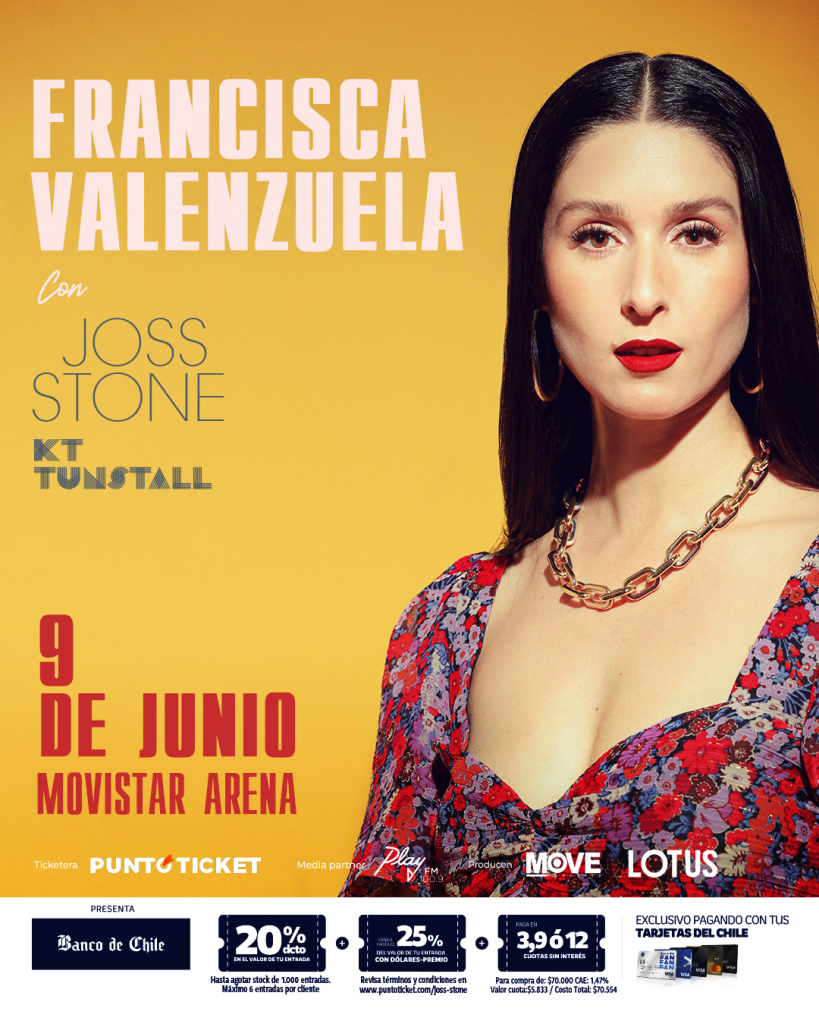 Afiche Fran Valenzuela Joss Stone