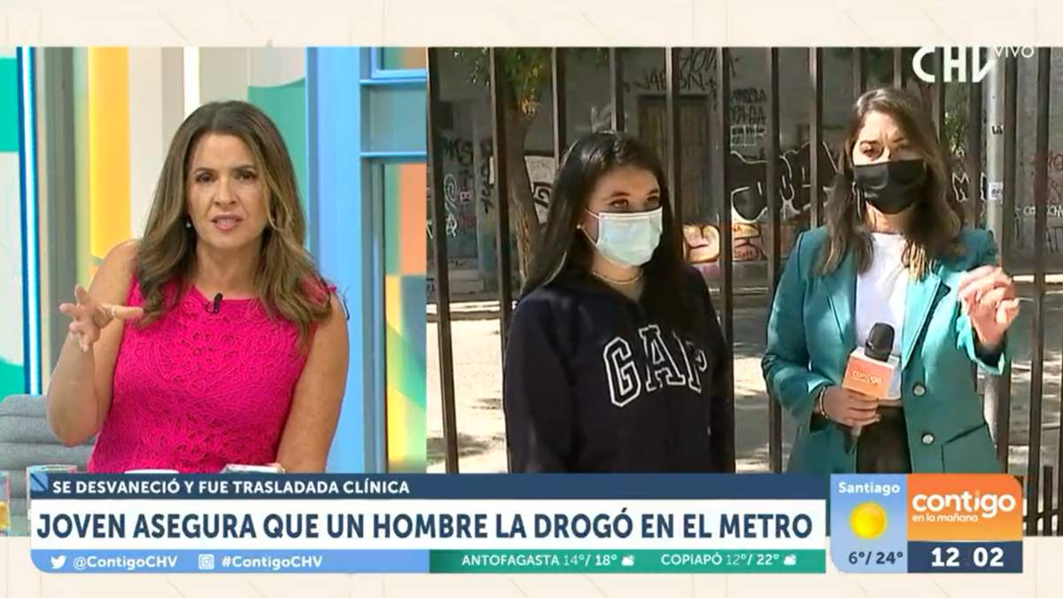 Joven Drogada En Metro 