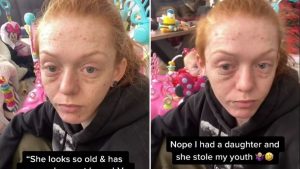 Joven mamá asegura que su hija le "robó su juventud" y causa polémica en TikTok
