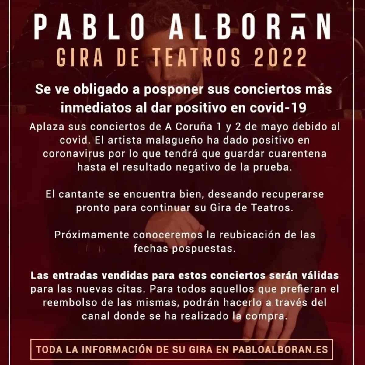 Pablo Alboran Gira 