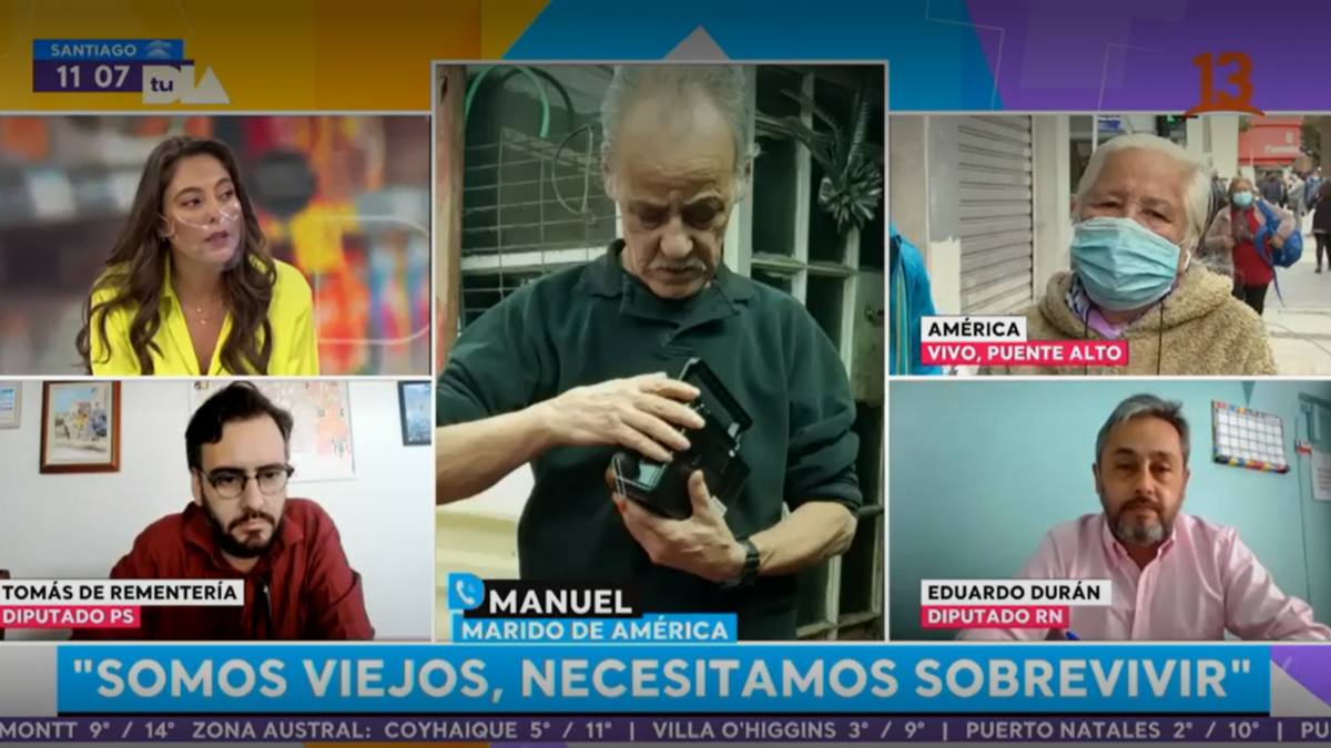 Relato de una adulta mayor emocionó a integrantes del programa Tu Día