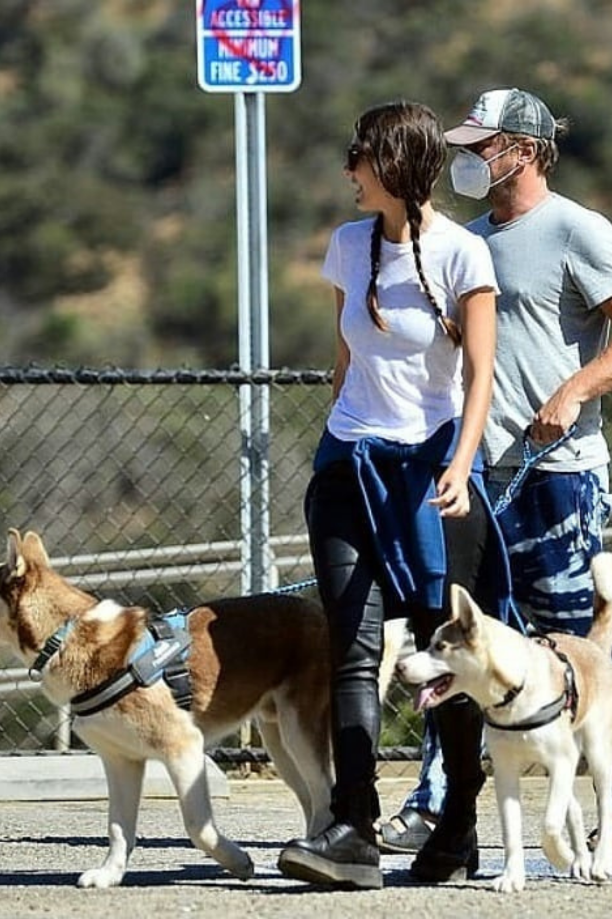 Leonardo DiCaprio y sus amigos perrunos