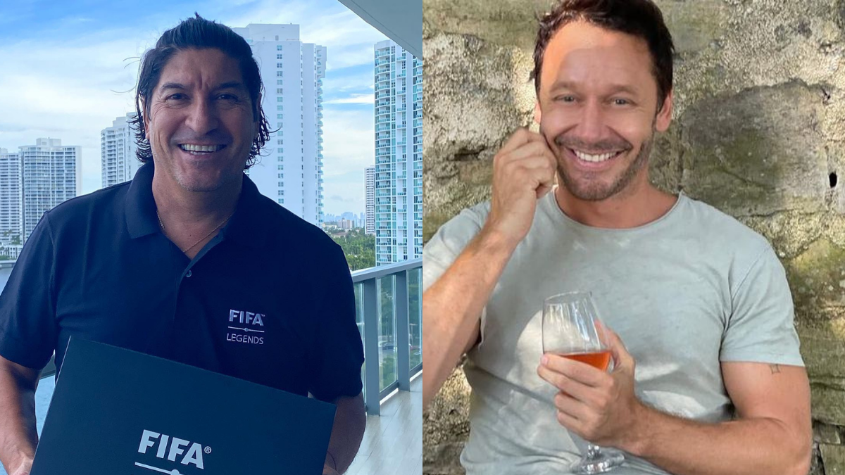 "Amigos de siempre": Iván Zamorano y Benjamín Vicuña disfrutaron de una distendida reunión