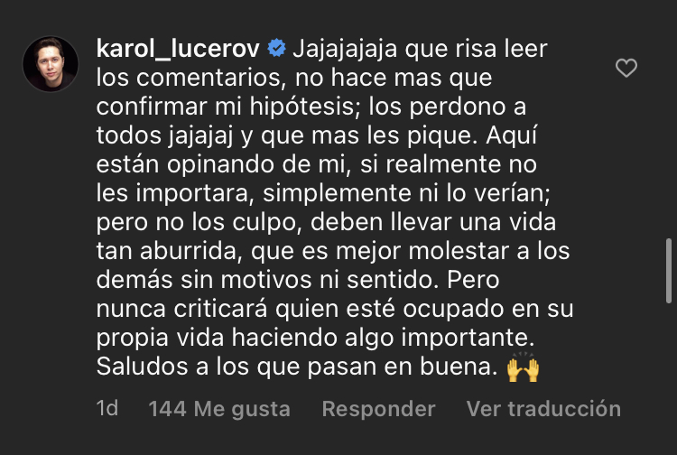 Karol Lucero Críticas