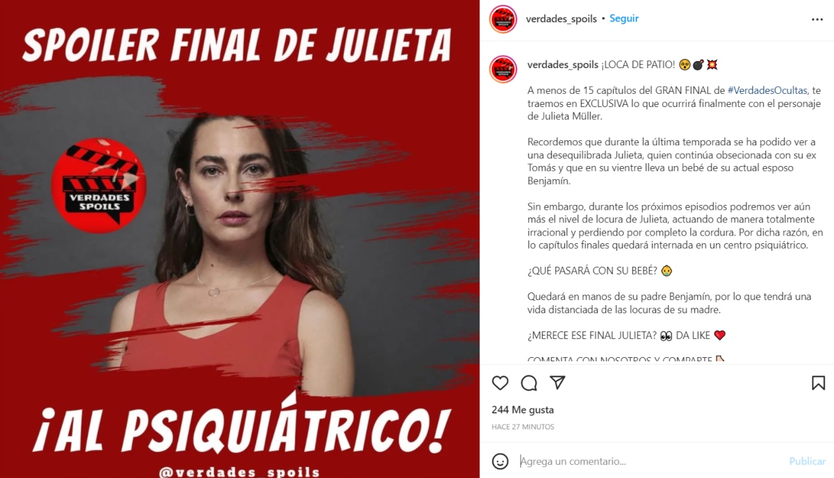 Verdades Ocultas Nuevo Spoiler