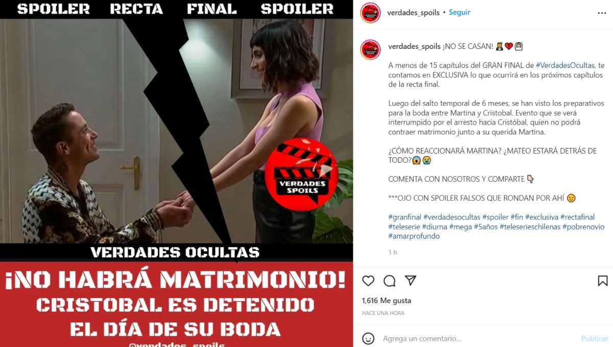 Verdades Ocultas Spoiler Nuevo