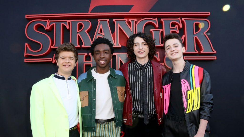 Finn Wolfhard Gaten Matarazzo Caleb McLaughlin Noah Schnapp
